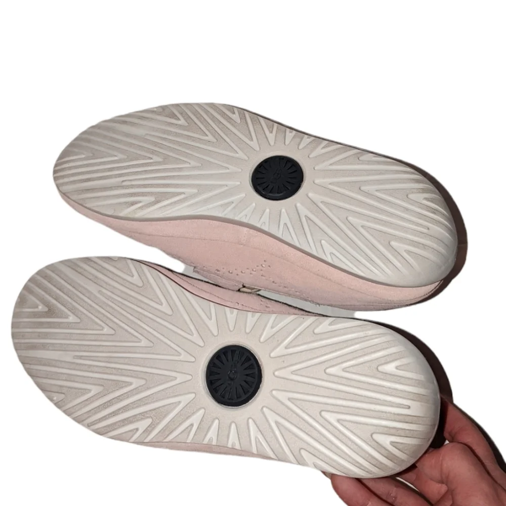 Mens UGG Pink Cali Penny Loafers Slip On Suede Leather Shoes 7 - Picture 8 of 12